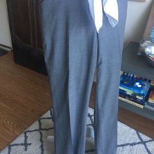 Grey suit pants